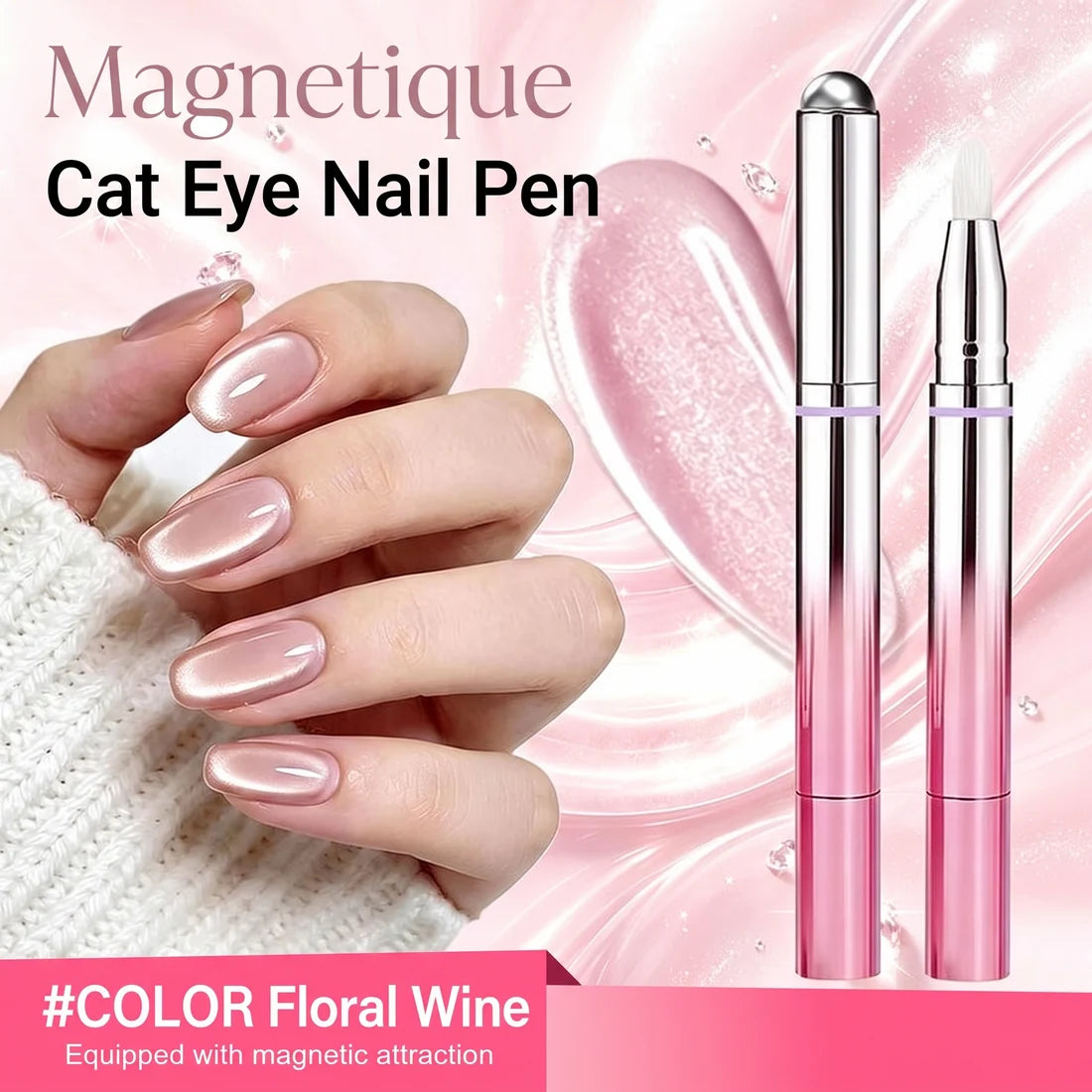Magnetique Cat-Eye Nail Pen Set | 7 Shades