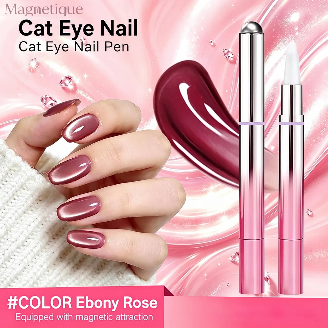 Magnetique Cat-Eye Nail Pen Set | 7 Shades