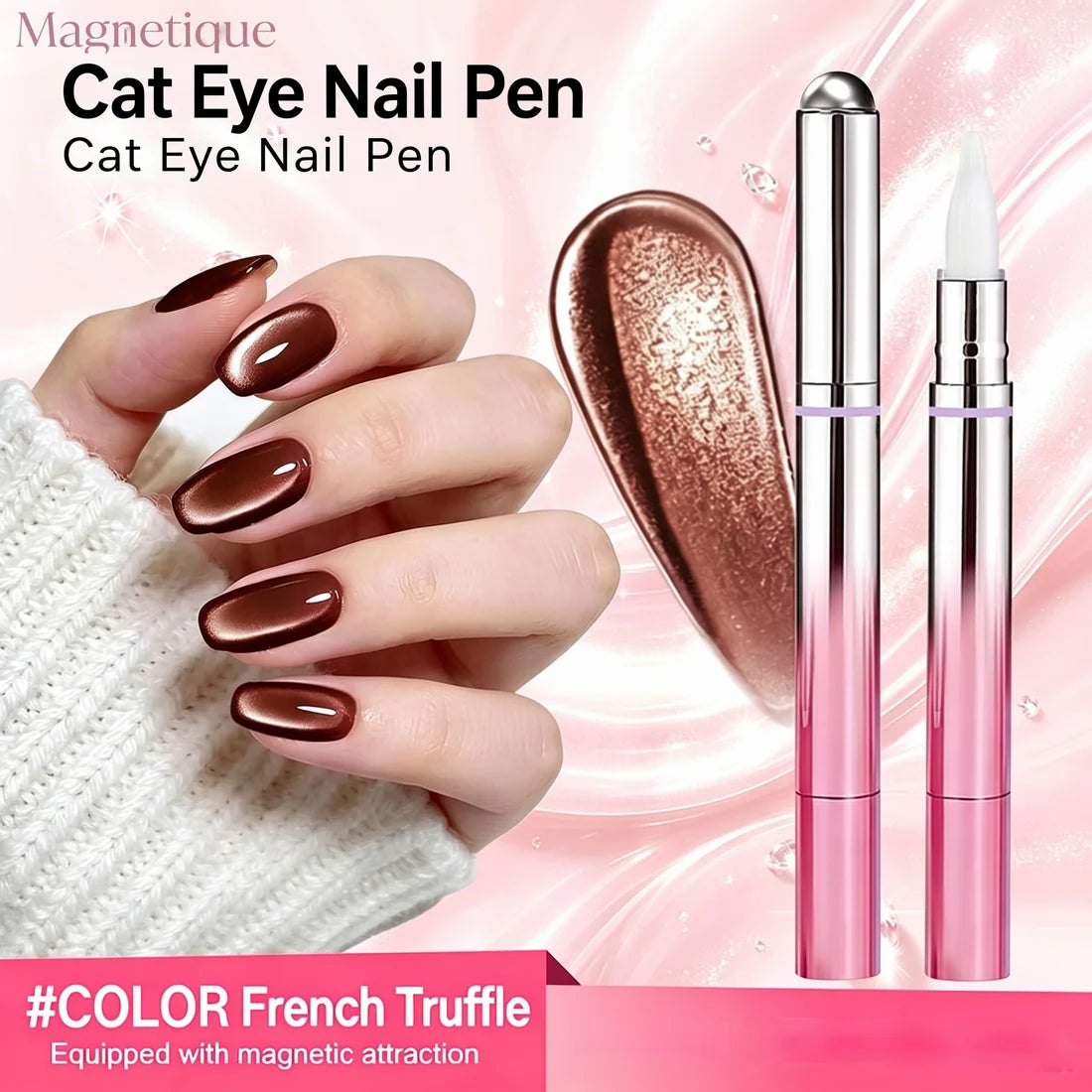 Magnetique Cat-Eye Nail Pen Set | 7 Shades